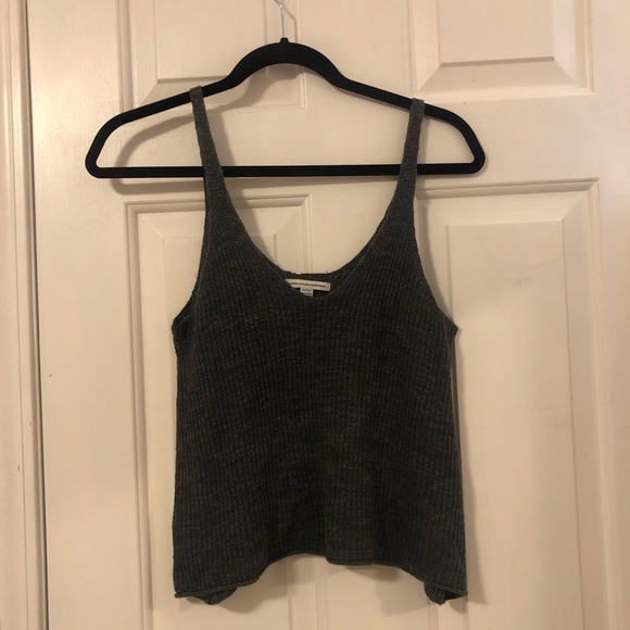 ✨ 3 for $25✨ Dark grey knit tank top - Picture 1 of 4